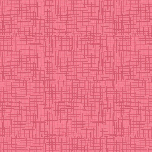 102007 Basically Hugs Burlap Mid Pink by Helen Stubbings 100% cotton