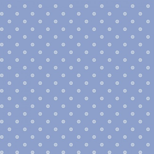 102023 Basically Hugs Dots Blue by Helen Stubbings 100% cotton