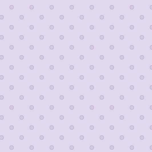 102026 Basically Hugs Dots Light Purple by Helen Stubbings 100% cotton