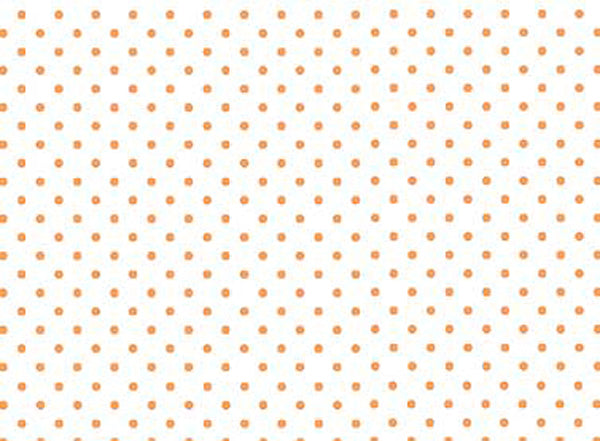 102027 Basically Hugs Dots Orange by Helen Stubbings 100% cotton