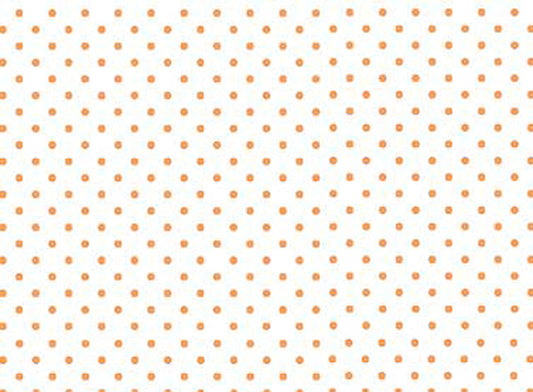 102027 Basically Hugs Dots Orange by Helen Stubbings 100% cotton