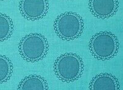 102084 Nice People Nice Things Dots Teal by Helen Stubbings 100% cotton
