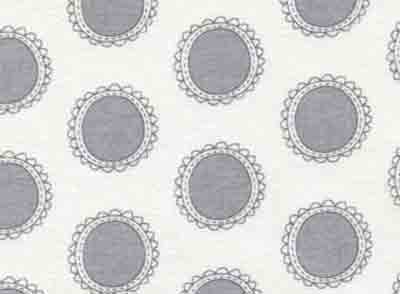 102086 Nice People Nice Things Dots Light Grey by Helen Stubbings 100% cotton