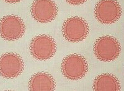 102087 Nice People Nice Things Dots Pink by Helen Stubbings 100% cotton