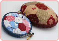 201017 Hexie Club Hoop Pin Cushions Pattern by Hugs n Kisses