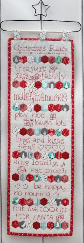 201066 Christmas Club The Rules of Christmas Pattern by Hugs n Kisses