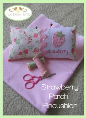 211008 Strawberry Patch Pincushion Pattern by Two Brown Birds Creative Card