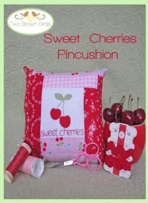 211009 Sweet Cherries Pincushion Pattern by Two Brown Birds Creative Card