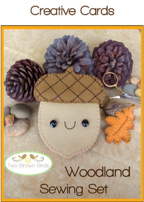 211010 Woodland Sewing Set Pattern by Two Brown Birds Creative Card