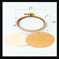 315007 Miniature Embroidery Hoop Oval Large Horizontal Timber with Necklace