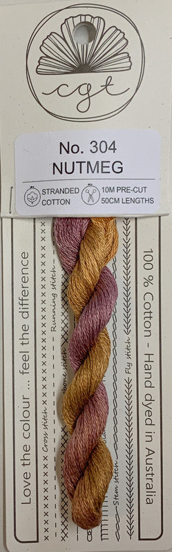 401026 Cottage Garden Thread Signature Range 304 Nutmeg