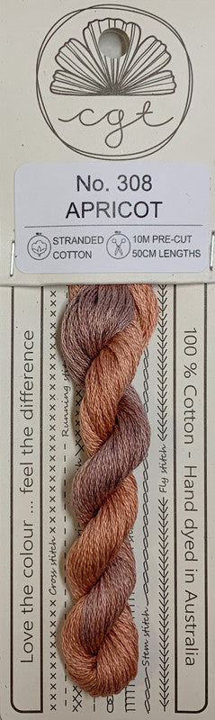 401030 Cottage Garden Thread Signature Range 308 Apricot