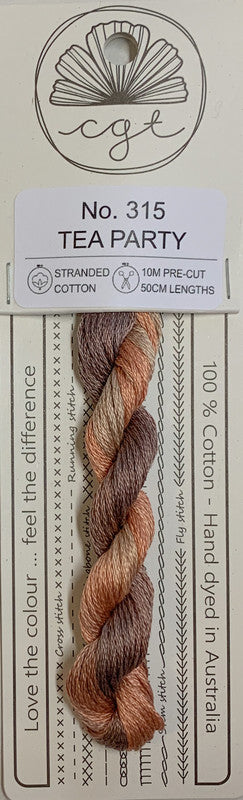 401037 Cottage Garden Thread Signature Range 315 Tea Party