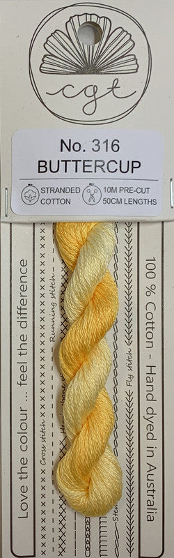 401038 Cottage Garden Thread Signature Range 316 Buttercup