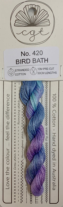 401060 Cottage Garden Thread Signature Range 420 Bird Bath