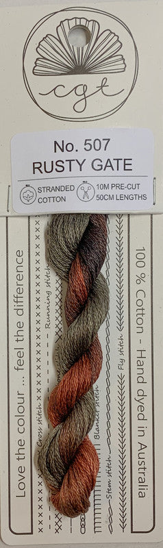 401068 Cottage Garden Thread Signature Range 507 Rusty Gate