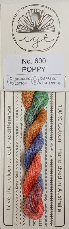 401070 Cottage Garden Thread Signature Range 600 Poppy