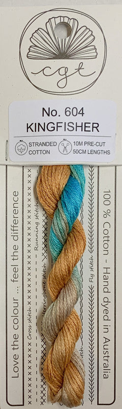 401074 Cottage Garden Thread Signature Range 604 Kingfisher