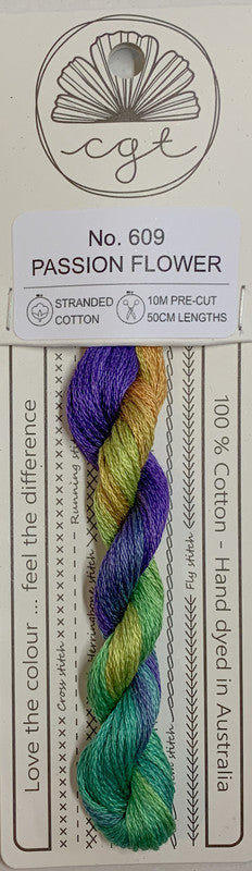 401079 Cottage Garden Thread Signature Range 609 Passion Flower