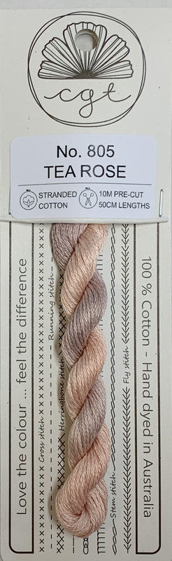 401098 Cottage Garden Thread Signature Range 805 Tea Rose