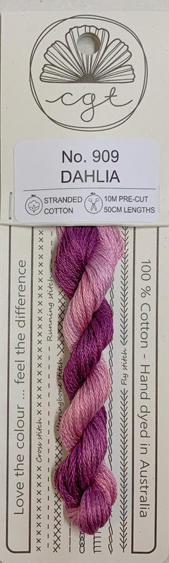 401116 Cottage Garden Thread Signature Range 909 Dahlia