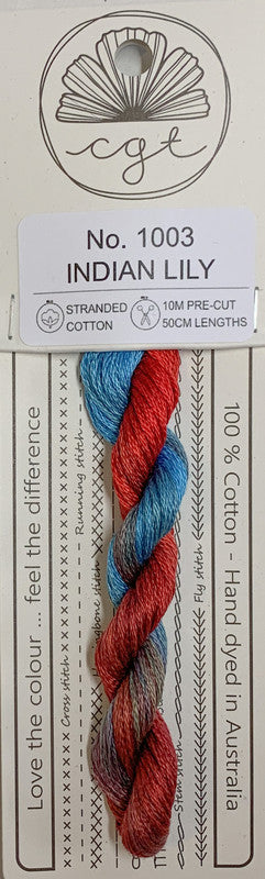 401127 Cottage Garden Thread Signature Range 1003 Indian Lily