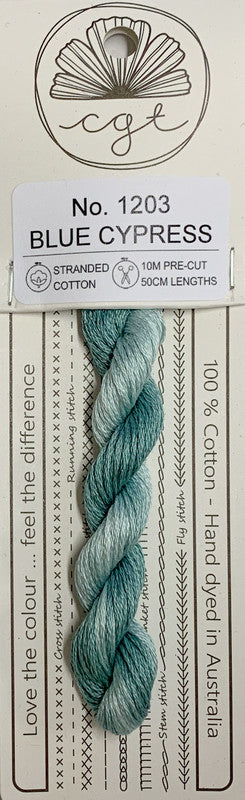 401147 Cottage Garden Thread Signature Range 1203 Blue Cyprus