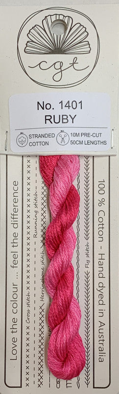 401157 Cottage Garden Thread Signature Range 1401 Ruby