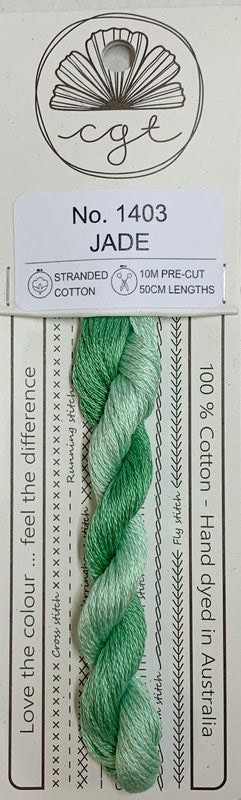 401159 Cottage Garden Thread Signature Range 1403 Jade