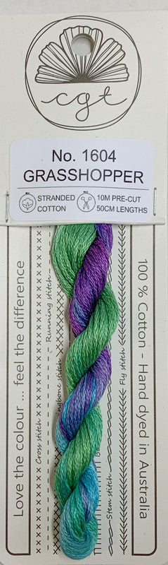 401172 Cottage Garden Thread Signature Range 1604 Grasshopper