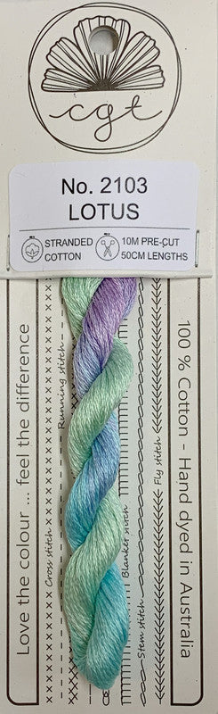 401201 Cottage Garden Thread Signature Range 2103 Lotus