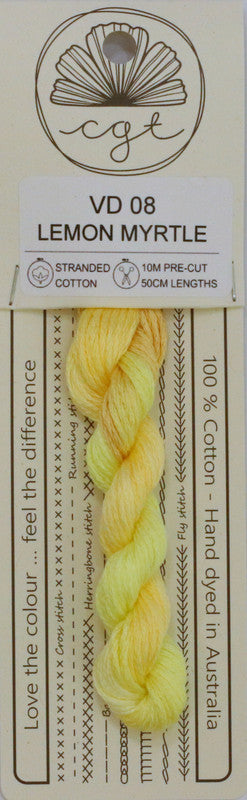 407008 Cottage Garden Thread Feathers & Petals Range VD08 Lemon Myrtle