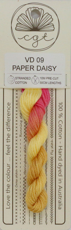 407009 Cottage Garden Thread Feathers & Petals Range VD09 Paper Daisy