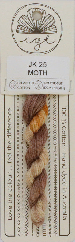 408025 Cottage Garden Thread Bookshelf Range JK25 Moth