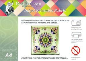 503007 100% Cotton Printable Fabric Sheets 5pk Matilda's Own